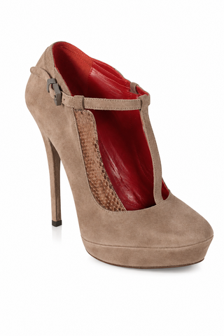 Cesare Paciotti Women's Beige Designer Shoes (CPW933)