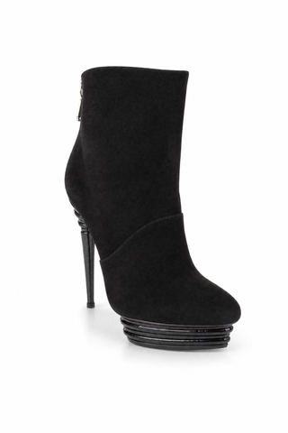 Cesare Paciotti Women's Black Designer Low Boots (PA705510)