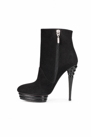 Cesare Paciotti Women's Black Designer Low Boots (PA705510)
