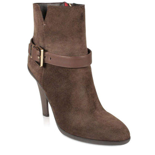 Cesare Paciotti Women's Brown Designer Low Boots (PA763210)-AmbrogioShoes