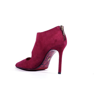 Cesare Paciotti Women's Camoscio Amaranto Burgandy Pumps Shoes (CPW4622)-AmbrogioShoes