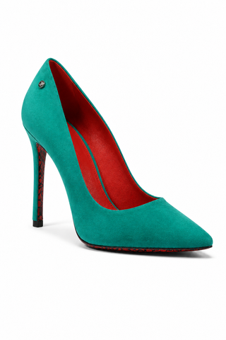 Cesare Paciotti Women's Camoscio Green High Heel Pumps (CPW4505)
