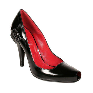 Cesare Paciotti Womens Shoes Black Open-Toe Pumps (KCPW580)-AmbrogioShoes