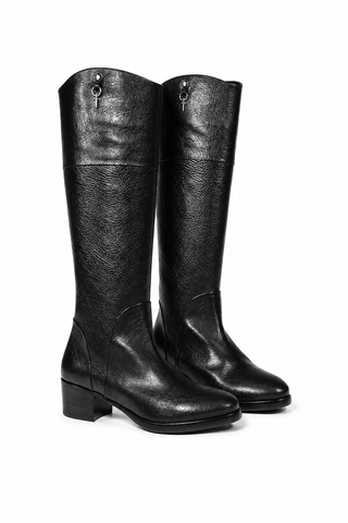 Cesare Paciotti Women's Designer Shoes Dalai Old Black Boots (CPW4000)