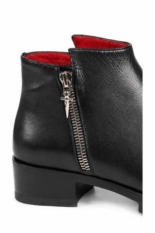 Cesare Paciotti Women's Designer Shoes Vit Cam Black Leather Boots (CPW3033)