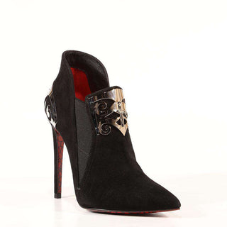 Cesare Paciotti Womens Shoes Vit Cam Black Suede Boots (CPW3031)-AmbrogioShoes