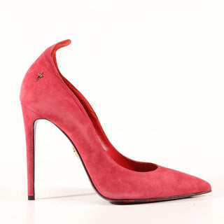 Cesare Paciotti Womens Shoes Vit Cam Magenta Suede Pumps (CPW3014)-AmbrogioShoes