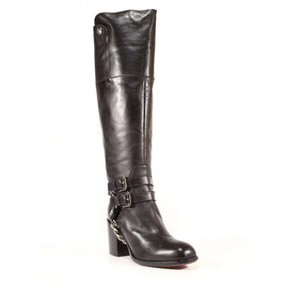 Cesare Paciotti Womens Shoes Vit Soft Black Leather Black Boots (CPW3025)-AmbrogioShoes