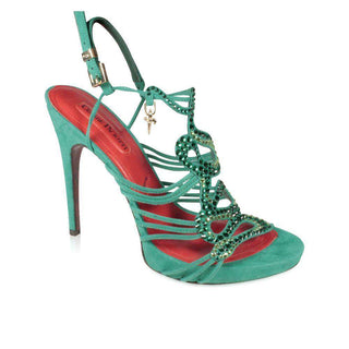 Cesare Paciotti Women's Green Designer Shoes (CPW906)-AmbrogioShoes