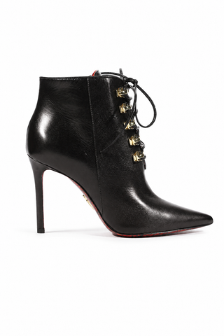 Cesare Paciotti Women's Kid Black Low Boots Designer Shoes (CPW4612)