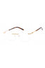 C01 - Shiny Gold / Clear Lens