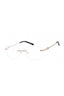 C02 - Shiny Silver/Pink Gold / Clear Lens