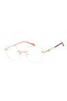C03 - Shiny Pink Gold/Silver / Clear Lens
