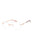 C03 - Shiny Pink Gold/Silver / Clear Lens