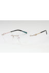 C02 - Shiny Silver/Gold / Clear Lens