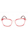 C03 - Shiny Pink Gold/Burgundy / Clear Lens