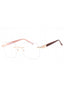 C03 - Shiny Pink Gold/Silver / Clear Lens
