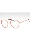 C03 - Shiny Gold/Translucent Burgundy / Clear demo lens