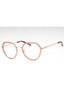 C03 - Shiny Gold/Translucent Burgundy / Clear demo lens