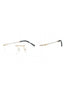 C01 - Shiny Gold/Silver / Clear Lens