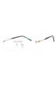 C02 - Shiny Silver/Gold / Clear Lens