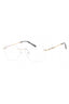 C02 - Shiny Argent/Gold / Clear Lens