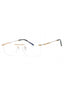 C03 - Shiny Gold/Silver / Clear Lens