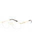 C01 - Shiny Gold / Clear Lens