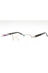 C02 - Shiny Silver Black / Clear Lens