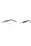 C02 - Shiny Silver Black / Clear Lens