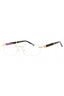 C03 - Shiny Gold Black / Clear Lens