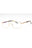C03 - Shiny Gold/Khaki Horn / Clear Lens