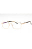 C03 - Shiny Gold/Khaki Horn / Clear Lens