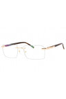 C01 - Shiny Gold/Brown Horn / Clear Lens