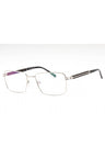 C02 - Shiny Silver/Grey Horn / Clear Lens