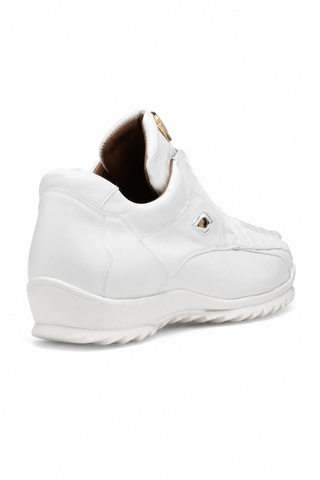 Marco Di Milano Udine Crocodile & Leather Sneaker - White