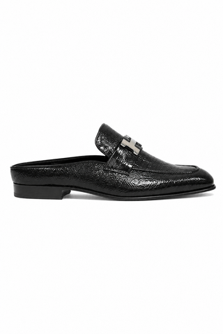 Corrente 3890V Vita Leather Mule - Black