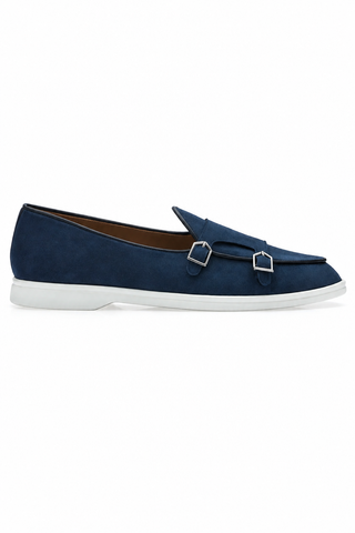 SUPERGLAMOUROUS Tangerine 7 Suede Double Monk-Strap