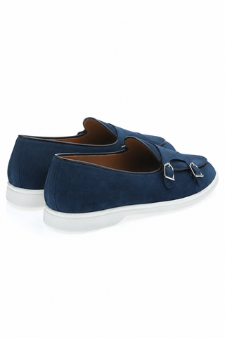 SUPERGLAMOUROUS Tangerine 7 Suede Double Monk-Strap