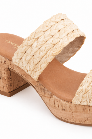 Andre Assous Cairo Raffia Heel