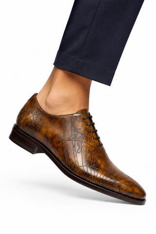 Genova Cartography Wholecut Oxfords