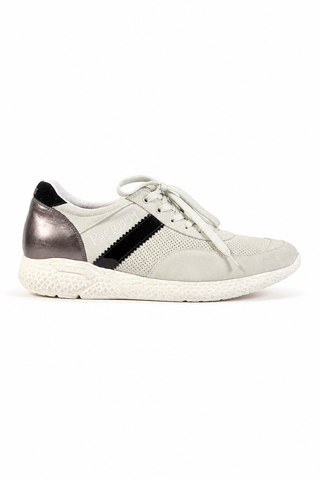Cesare Paciotti 4US Madi Suede Gray Gray Sneakers (CPM5315)-Dellamoda