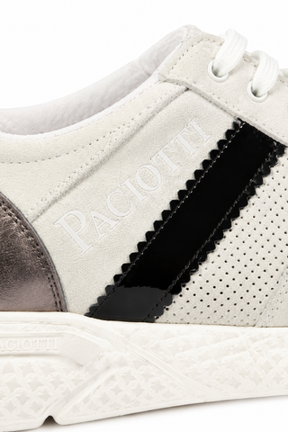 Cesare Paciotti 4US Madi Suede Gray Gray Sneakers (CPM5315)-Dellamoda