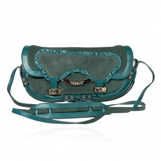 Sergio Rossi handbag Copper Leather & Suede Shoulder bag (SR1112)