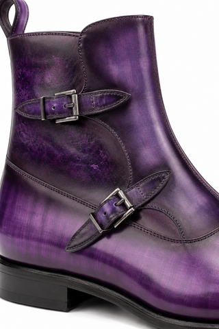 Ambrogio Firenze Patina Double Monk Boot