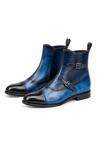 Ambrogio Firenze Patina Double Monk Boot