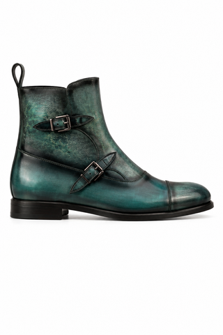 Ambrogio Firenze Patina Double Monk Boot