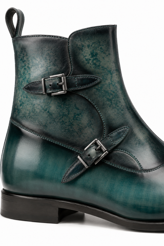 Ambrogio Firenze Patina Double Monk Boot