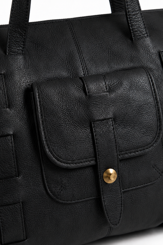 Dellamoda Victoria Leather Tote
