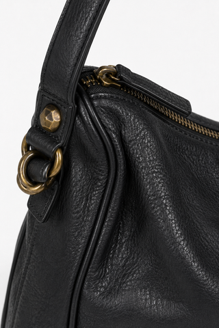 Dellamoda Piper Leather Hobo Bag